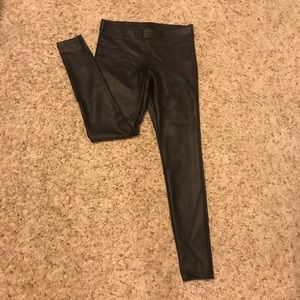 Express faux leather leggings